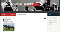 Desktop Screenshot of picksfromthepaddock.co.uk